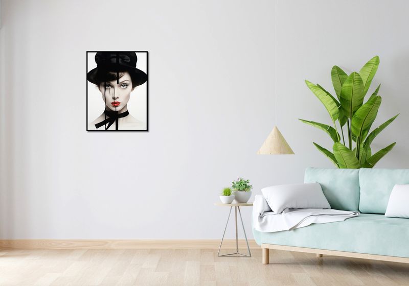 Plakat 50x65cm Atramentowa Aura zdjęcie 4