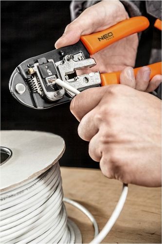 NEO 01-501 Szczypce do końc.tele.z 3 głowic. 4P 6P na Arena.pl