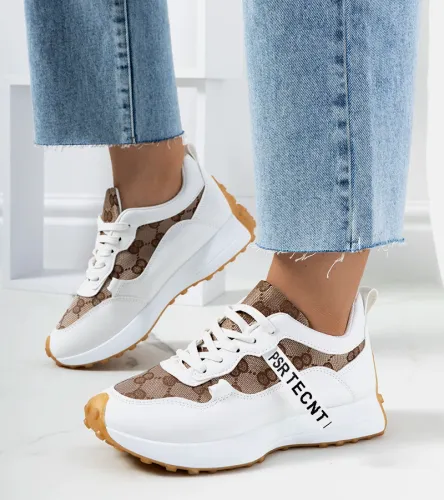 Białe sneakersy damskie Bommel 40 na Arena.pl