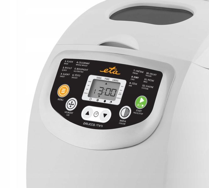 Wypiekacz do chleba automat do pieczenia Eta Delicca mini 1kg 600W programy zdjęcie 2