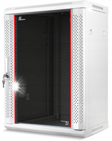 SZAFA RACK GETFORT 19 CALI 15U 600X450 WISZĄCA SZARA
