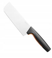 NÓŻ SANTOKU FISKARS KUCHENNY AZJATYCKI PREMIUM DO SIEKANIA OSTRY 16CM SOLID