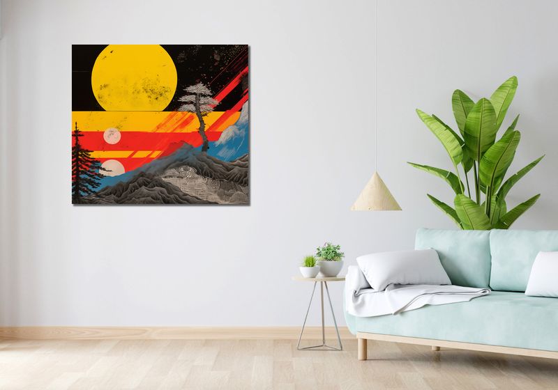 Obraz 100x90cm Górska Przemiana zdjęcie 2