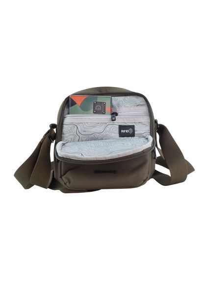 Torba na ramię Discovery DOWNTOWN 912 khaki zdjęcie 9