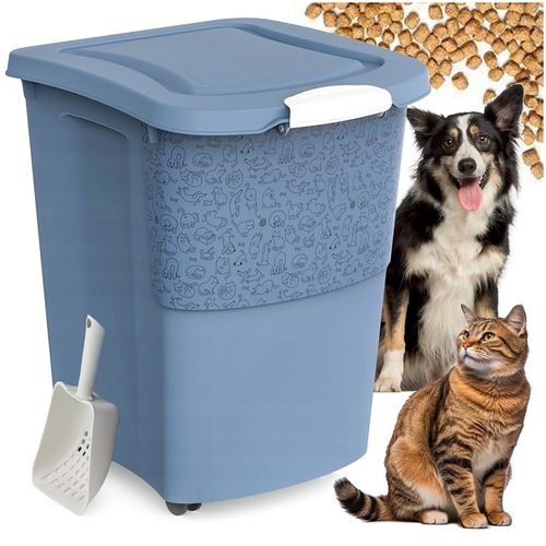 DUŻY POJEMNIK NA KARMĘ ŻWIREK DLA PSA KOTA ŁOPATKA na Arena.pl