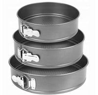 TORTOWNICA BLACHA DO PIECZENIA TORTÓW CIAST NIEPRZYWIERAJĄCA ZESTAW 3X M-XL