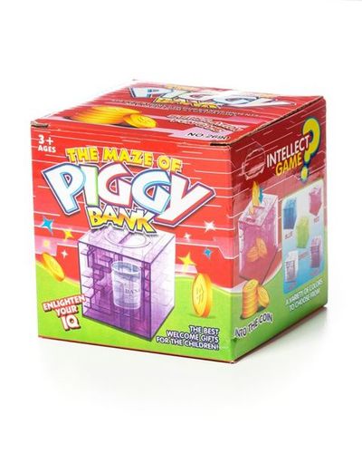 skarbonka labirynt - przeźroczysta na Arena.pl