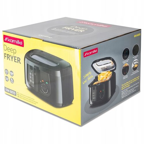 FRYTKOWNICA FRYTOWNICA 2,5L MOCNA ŁATWE SZYBKIE SMAŻENIE FRYTEK na Arena.pl