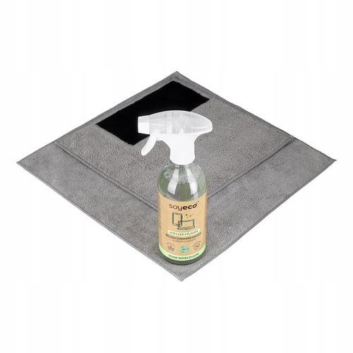 PŁYN DO CZYSZCZENIA EKRANÓW TV LCD LCD MONITORÓW ZESTAW Z MIKROFIBRĄ x3 | na Arena.pl