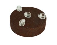 Podsufitka metalowa 4 otwory 100mm rdza naturalna patyna