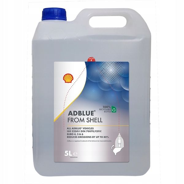 SHELL ADBLUE 5L Z LEJKIEM ROZTWÓR MOCZNIKA DPF zdjęcie 1