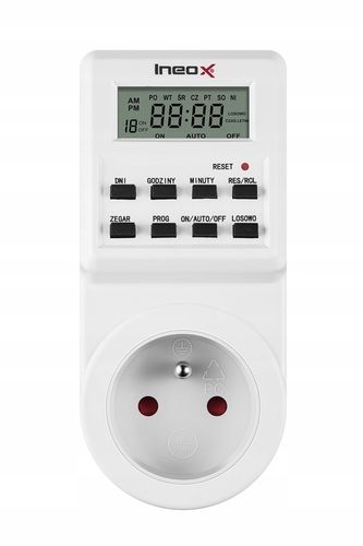 Elektroniczny Programator Czasowy Timer Włącznik Wyłącznik Ineox PC-01 na Arena.pl