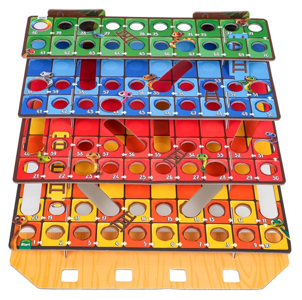 Gra Planszowa 3D Wąż Drabiny zdjęcie 5