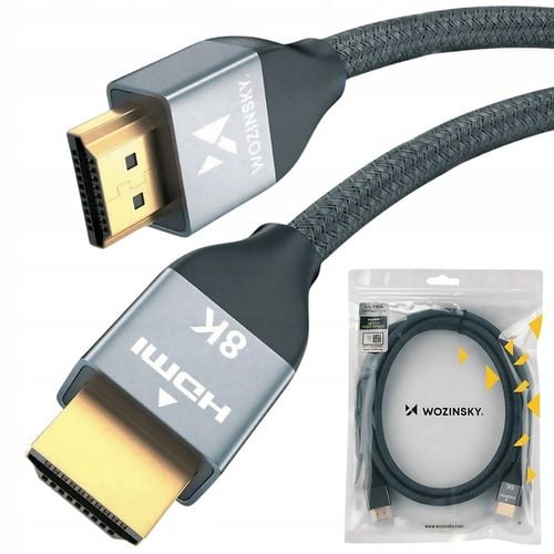 Kabel HDMI 2.1 PRZEWÓD ULTRA HIGH SPEED 8K/60HZ 4K/120HZ CERTYFIKOWANY na Arena.pl