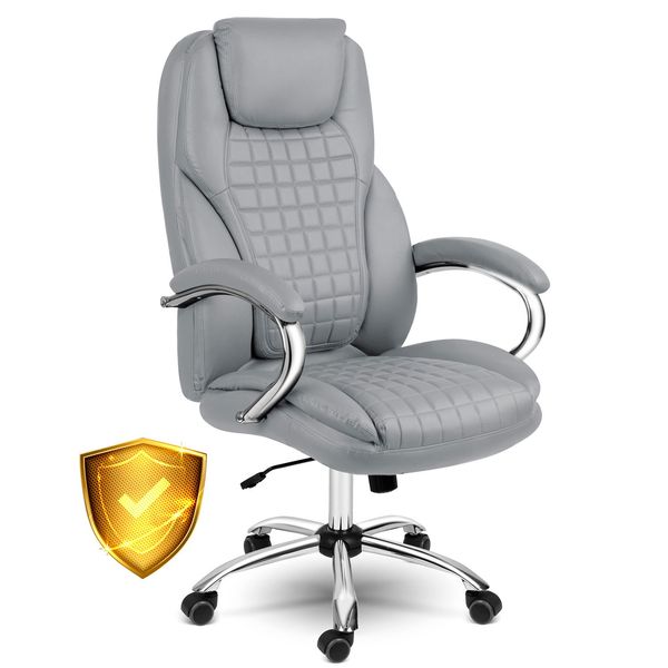 Fotel biurowy Sofotel Batory - jasno szary zdjęcie 9