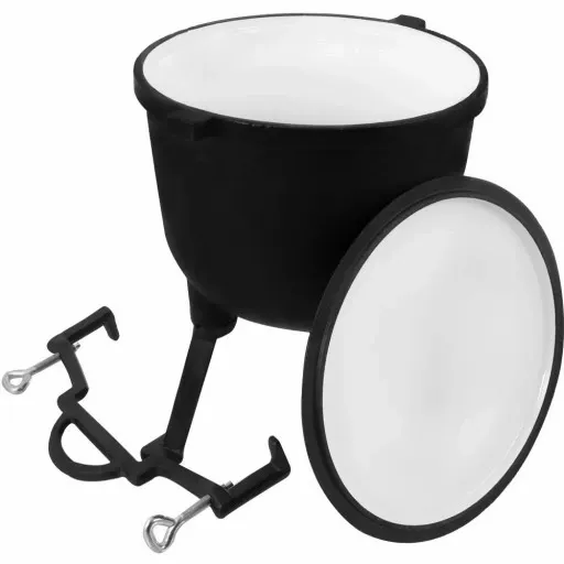 Kociołek żeliwny emaliowany garnek myśliwski 11 L zdjęcie 1