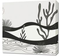 Obraz 60x60cm Ogród przy Nocy