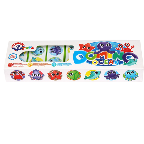Gra Edukacyjna Domino Dla Dzieci Ocean Technok 3299 na Arena.pl