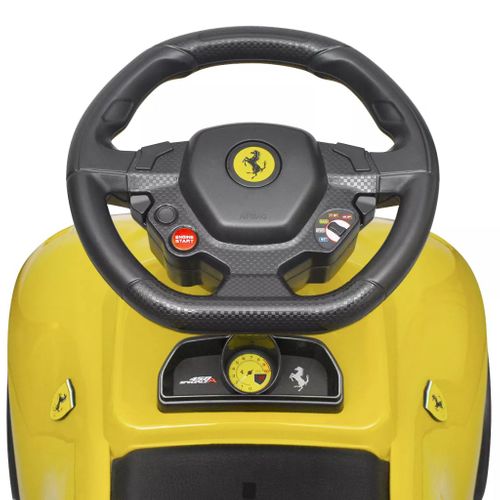 Samochód - jeździk Ferrari 458, żółty na Arena.pl