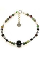 Bransoletka Granat Spinel 925