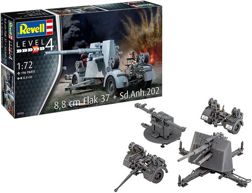 Revell Model 8,8 Cm Flak 37 + Sd.anh.202 na Arena.pl