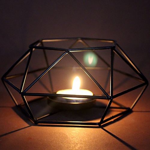 Świecznik  - Modern Design - METAL na Arena.pl