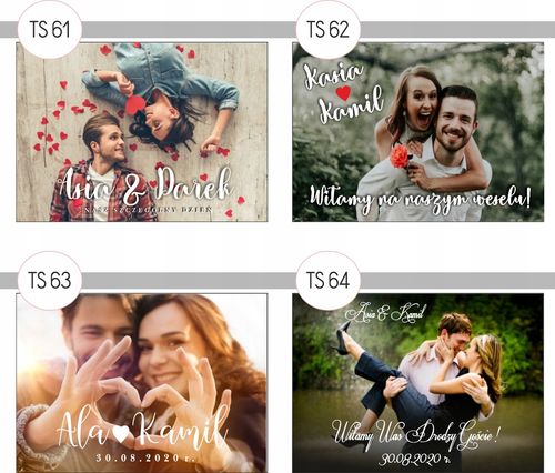 TABLICE powitalna na ślub rustykalna wesele 70x50 na Arena.pl