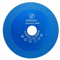 Tarcza diamentowa ORBINUM 125mm do precyzyjnego cięcia szkła gresu płytek