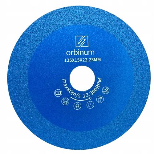 Tarcza diamentowa ORBINUM 125mm do precyzyjnego cięcia szkła gresu płytek na Arena.pl