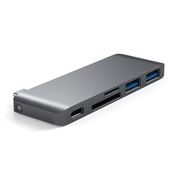 Hub USB Satechi Passthrough Hub (USB-C, 2x USB-A, micro/SD) (space gray) zdjęcie 14