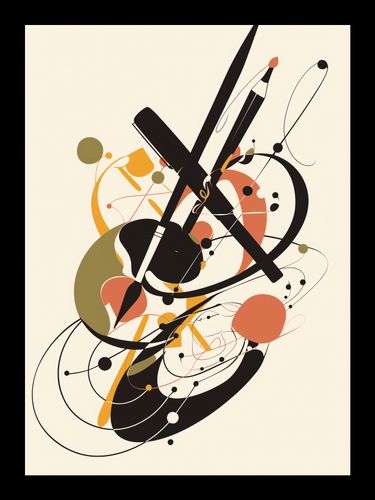 Plakat 13x18cm Abstrakcyjny Rapsod na Arena.pl