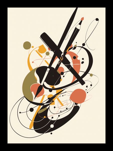 Plakat 13x18cm Abstrakcyjny Rapsod zdjęcie 2