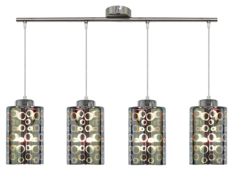 Nocturno zwis 4x40W E27 chrom zdjęcie 1