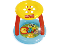 BASENIK BRODZIK z daszkiem FISHER PRICE + PIŁKI
