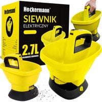 SIEWNIK AUTOMATYCZNY ELEKTRYCZNY ROZSIEWACZ NASION NAWOZU SOLI 2,7L