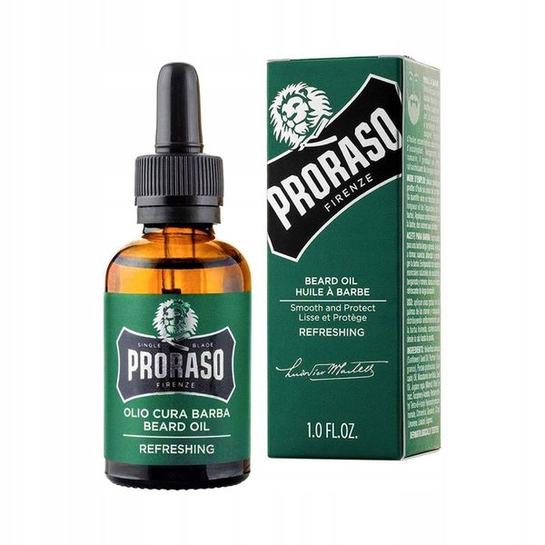 PRORASO Olejek do brody Refreshing 30ml Beard Oil zdjęcie 1