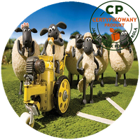 Opłatek na tort Baranek Shaun