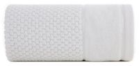Ręcznik bawełniany z bordiurą FRIDA 30X50 biały