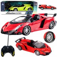 SAMOCHÓD ZDALNIE STEROWANY AUTO NA PILOTA RC POJAZD DLA DZIECKA LED PREZENT