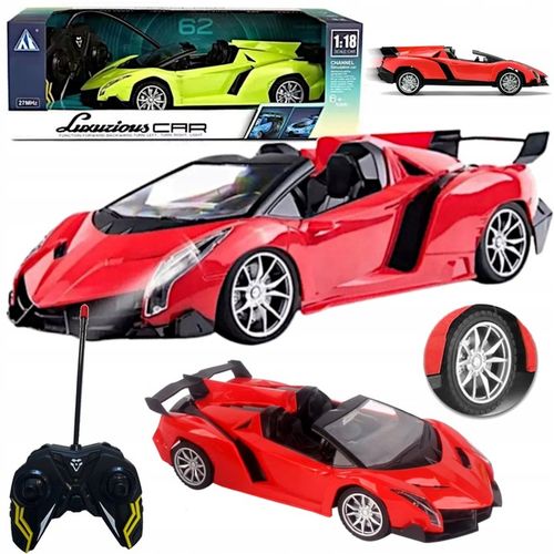 SAMOCHÓD ZDALNIE STEROWANY AUTO NA PILOTA RC POJAZD DLA DZIECKA LED PREZENT na Arena.pl