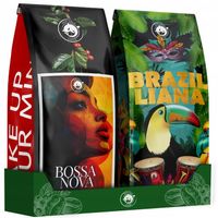 Kawa ziarnista 1kg x2 Bossa Nova + Toucano 100% Arabica +GRATIS