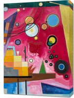 Obraz 50x70cm Heavy Red, Wassily Kandinsky Vintage do Salonu
