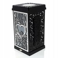 ZNICZ ARTYSTYCZNY FERMO DUŻY SOLAR SREBRNY