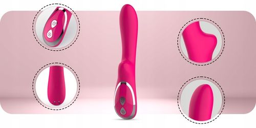 WIBRATOR DAMSKI INTENSYWNYCH ORGAZMÓW 10 FUNKCJI MASAŻER PUNKTU G 2W1 MOCNY na Arena.pl