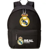 Plecak Szkolny Czarny REAL MADRID Kluby Piłkarskie Piłkarze Sportowe Wzory