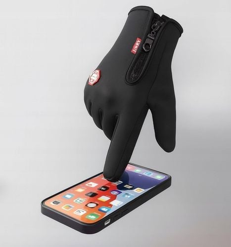 Rękawiczki termiczne ocieplane termoaktywne zimowe czarne ciepłe do na Arena.pl