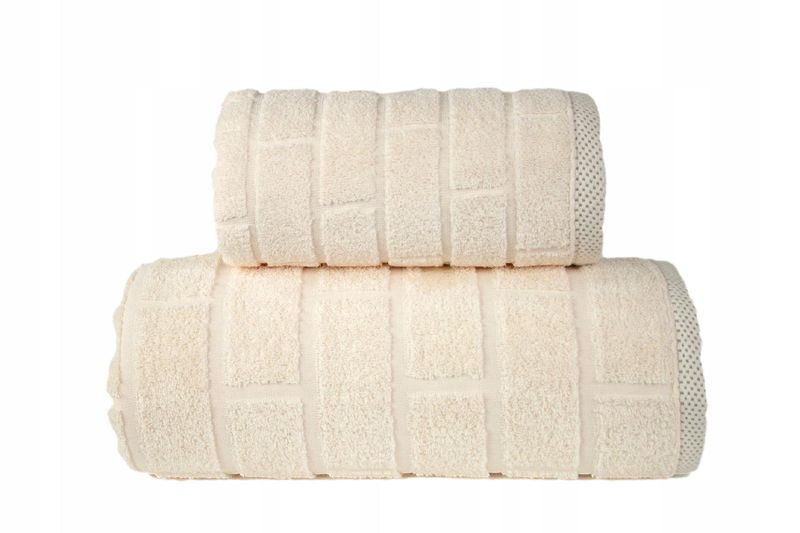 Ręcznik Brick 50x90 Greno Kremowy zdjęcie 2