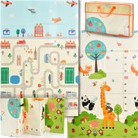 LITTLE STORY MATA PIANKOWA DLA DZIECKA DWUSTRONNA GRUBA XPE 180x120x1cm