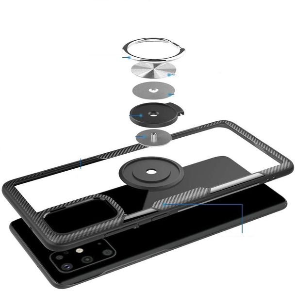 Pancerne Etui plus Ring do Samsung Galaxy S20 czarny zdjęcie 6