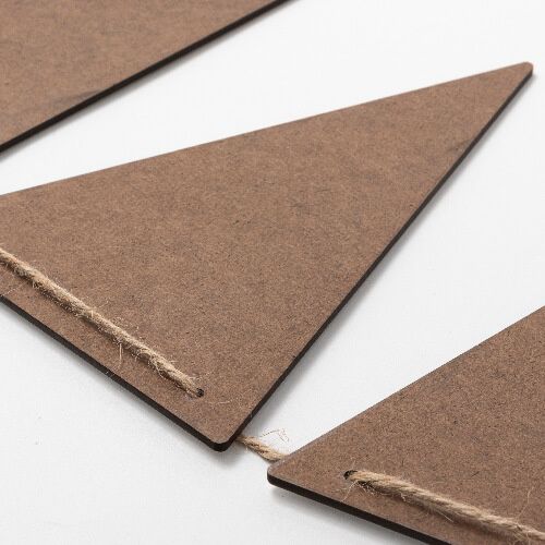 Dekoracja ścienna z MDF-u do sublimacji - 8 trójkątów zdjęcie 4